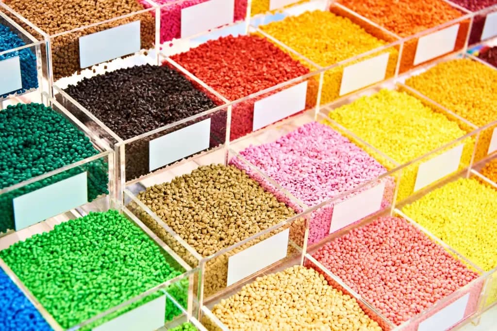 Polymers in different colors