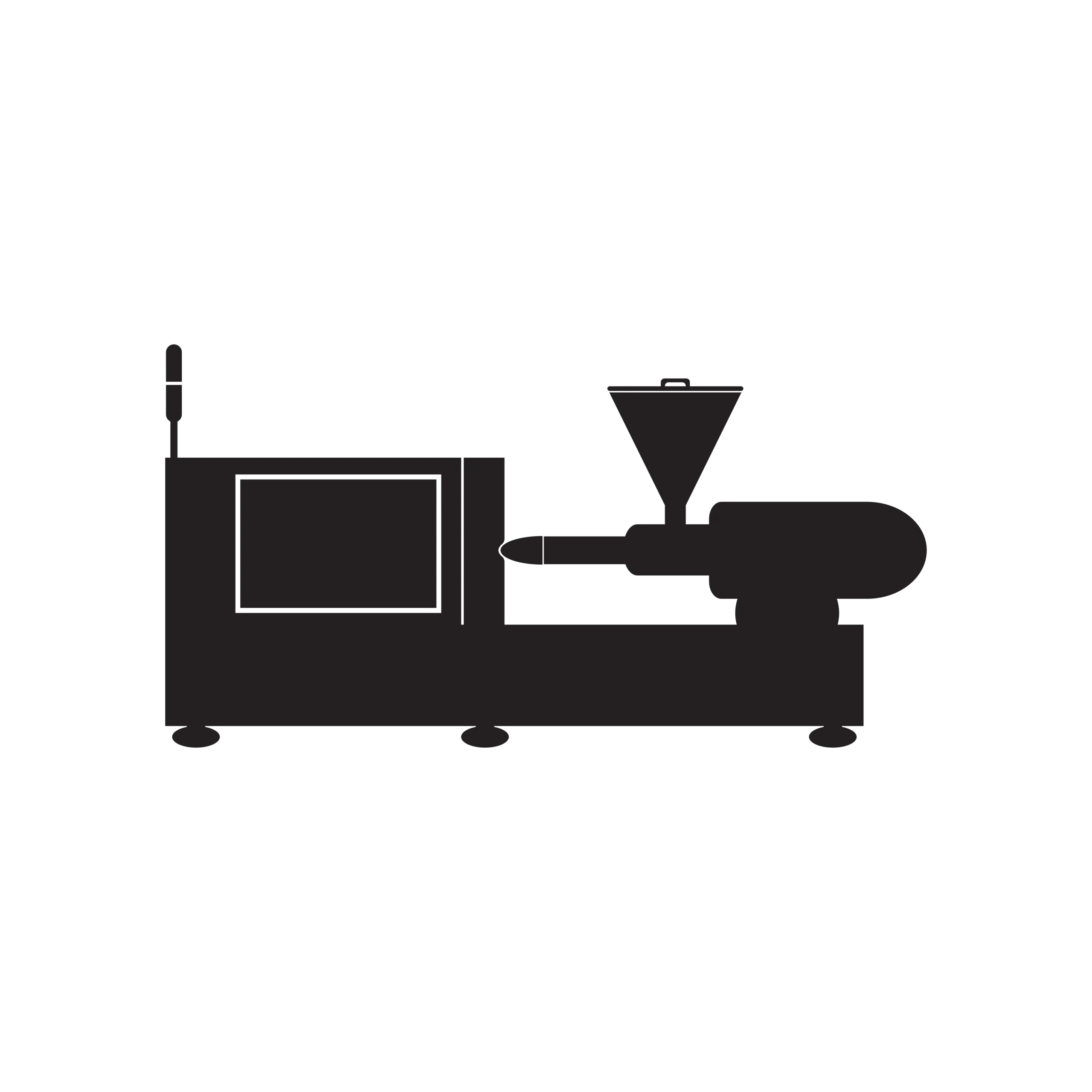 Fictional injection molding machine