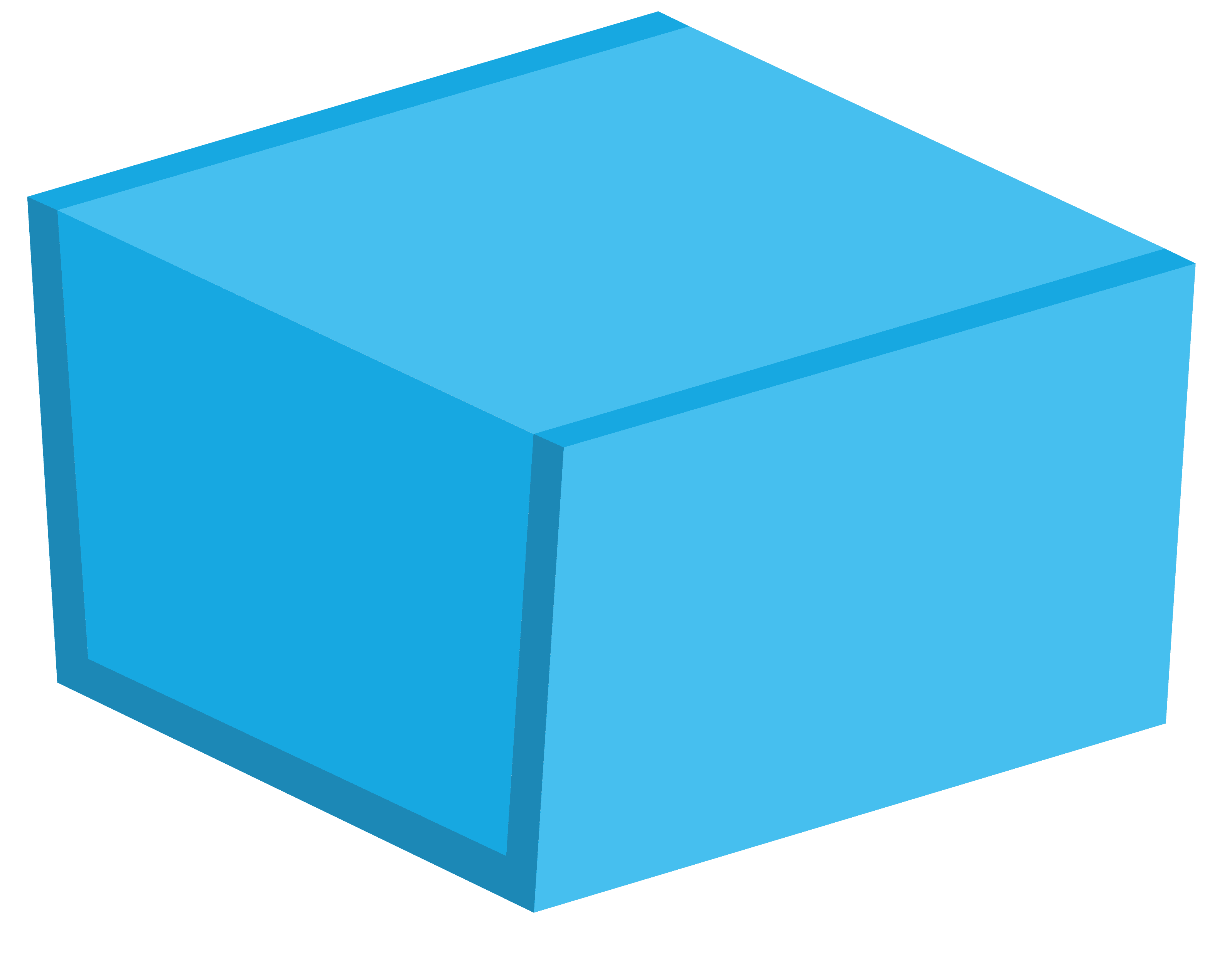 spritzguss design hinweis: blaues spritzgussteil mit formschrägen