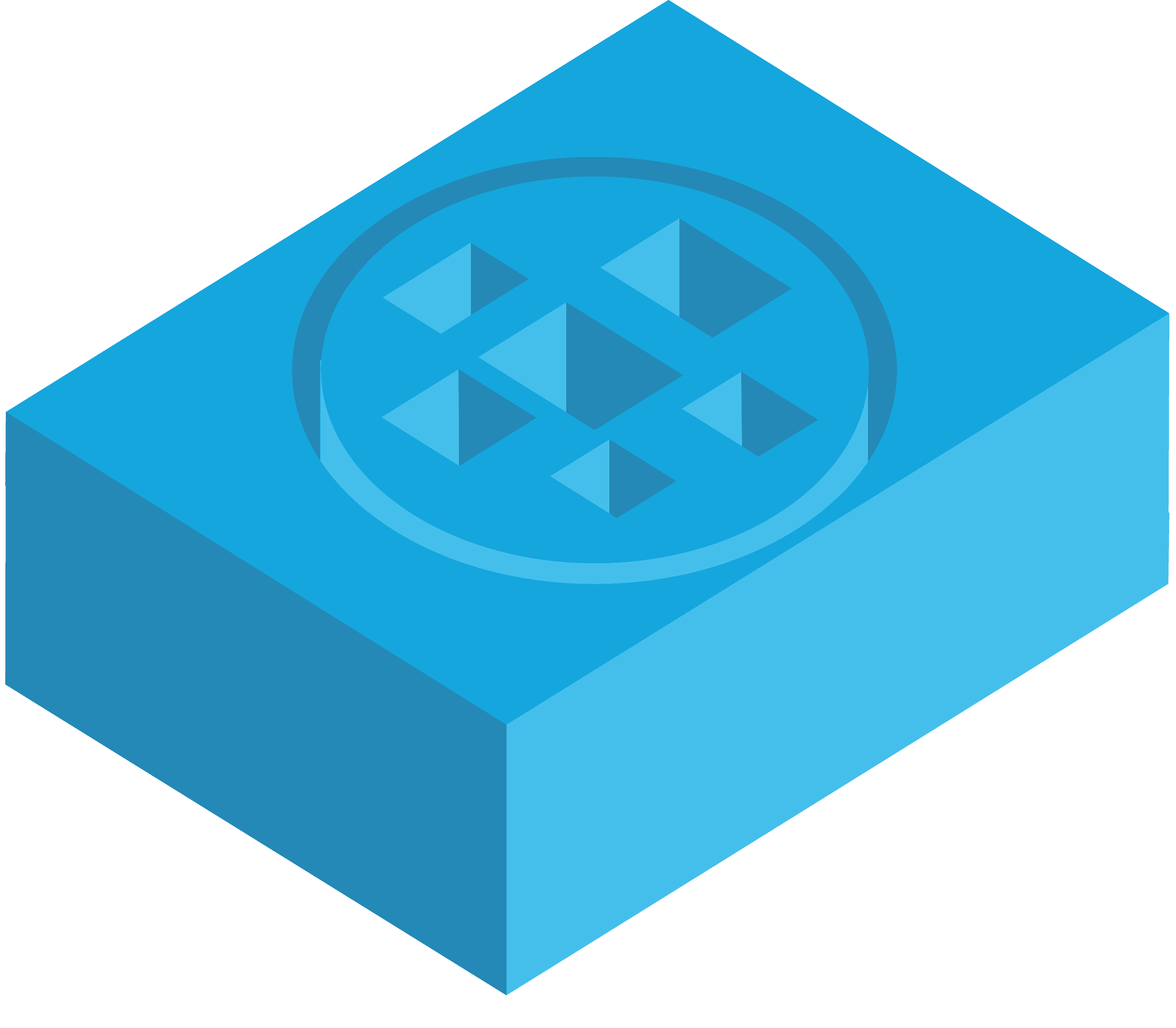 Geometrie-Bauteil aus einem Block gefertigt mittels Frässchnitt