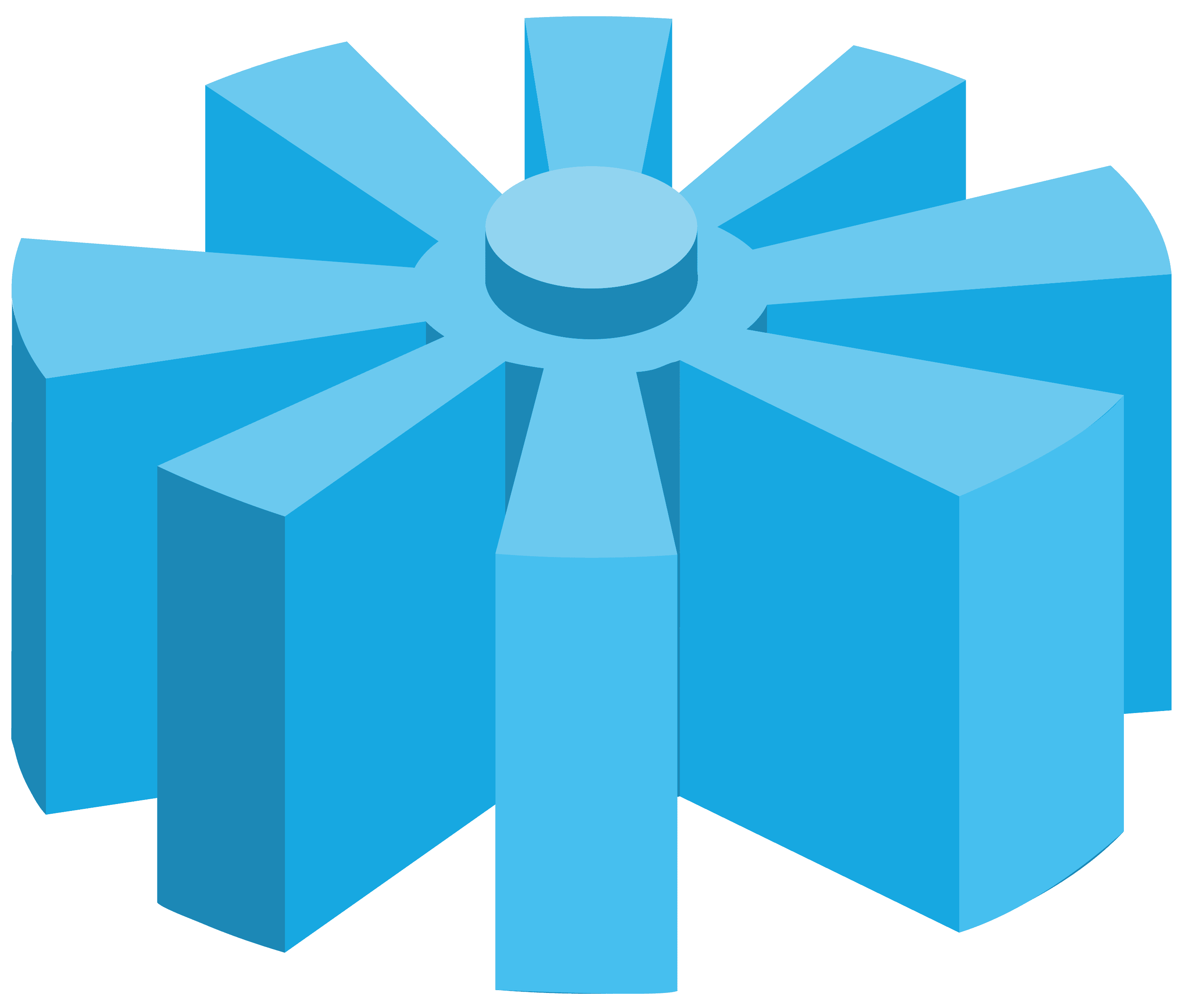 core in an injection molding part