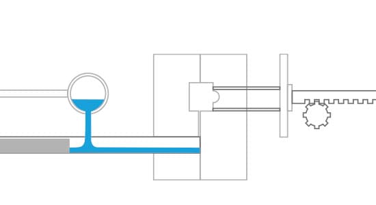 Inject metal (fill cavity)