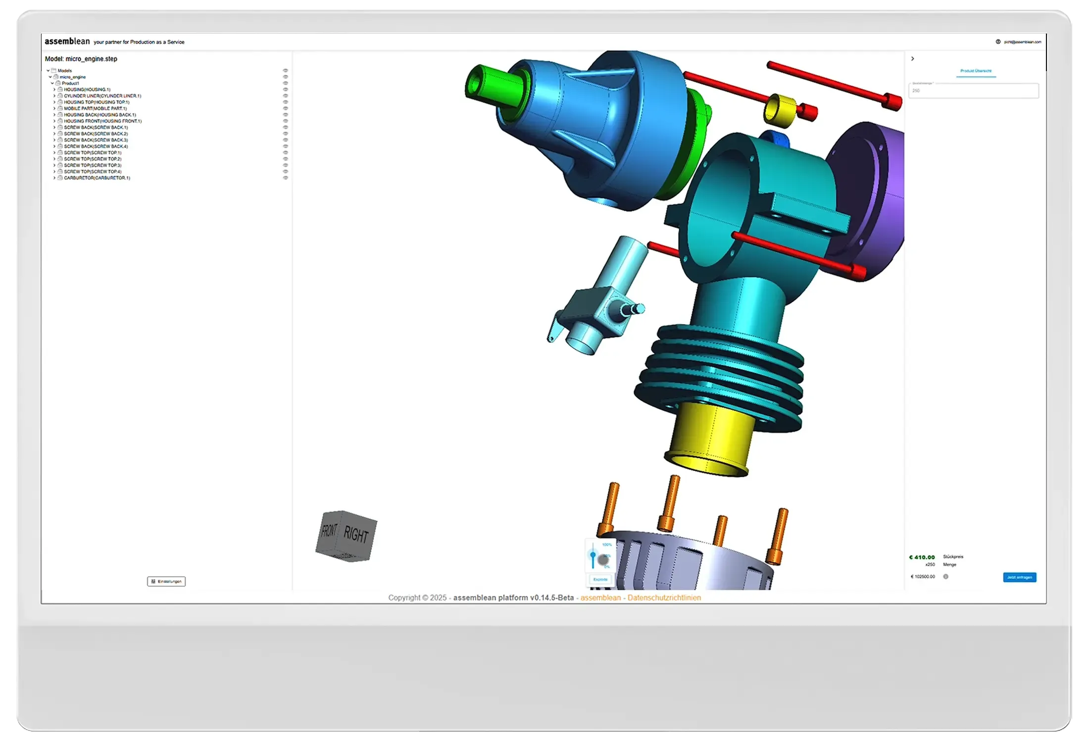 Scalable manufacturing for medical applications
